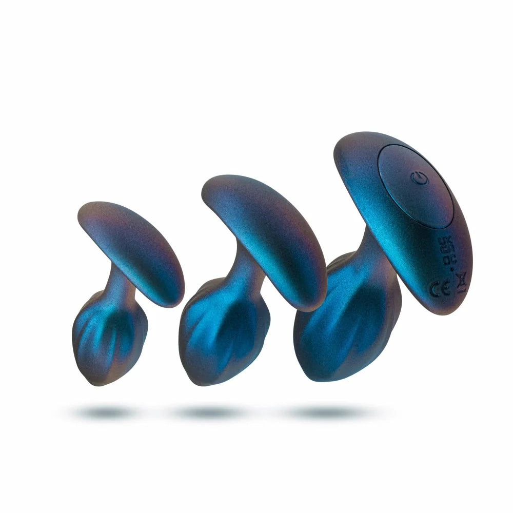 Kit Anal Adventures Cosmos – 3 Plugs con Control Remoto