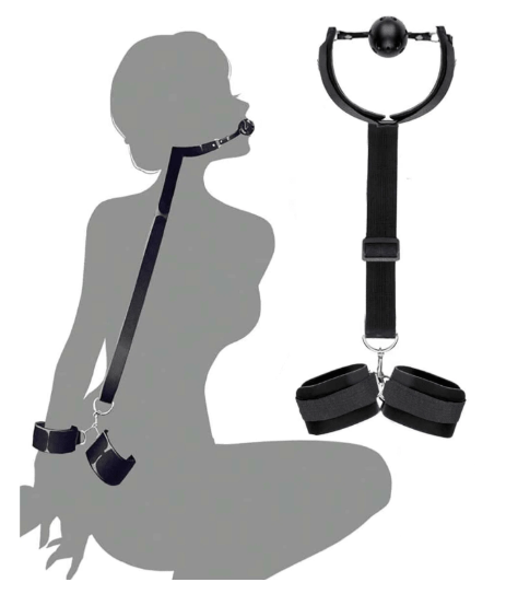 Kit de Restricción con Mordaza y Esposas