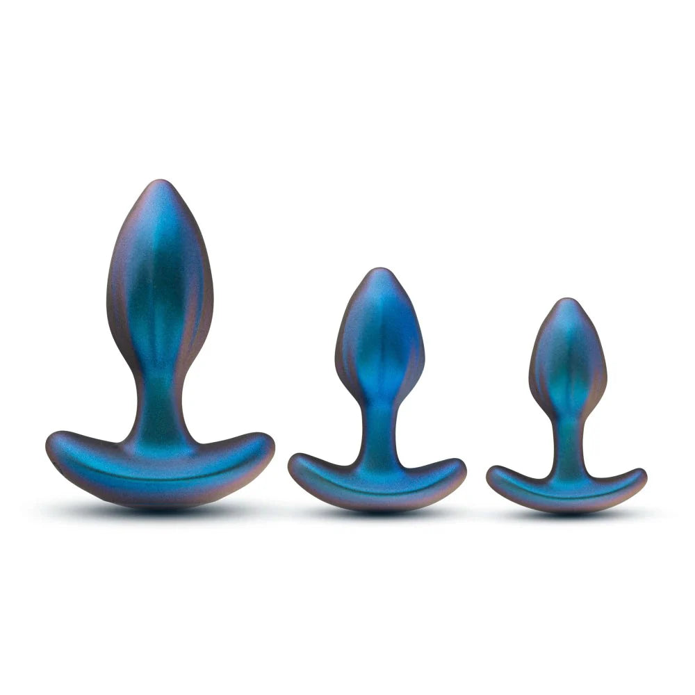 Kit Anal Adventures Cosmos – 3 Plugs con Control Remoto